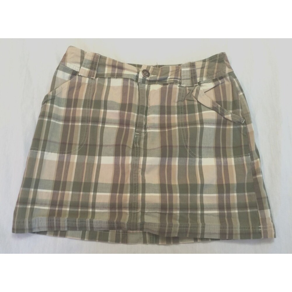 ST JOHNS BAY STRETCH WOMENS SKIRT SKORT WITH BUILT SHORTS SIZE 10P